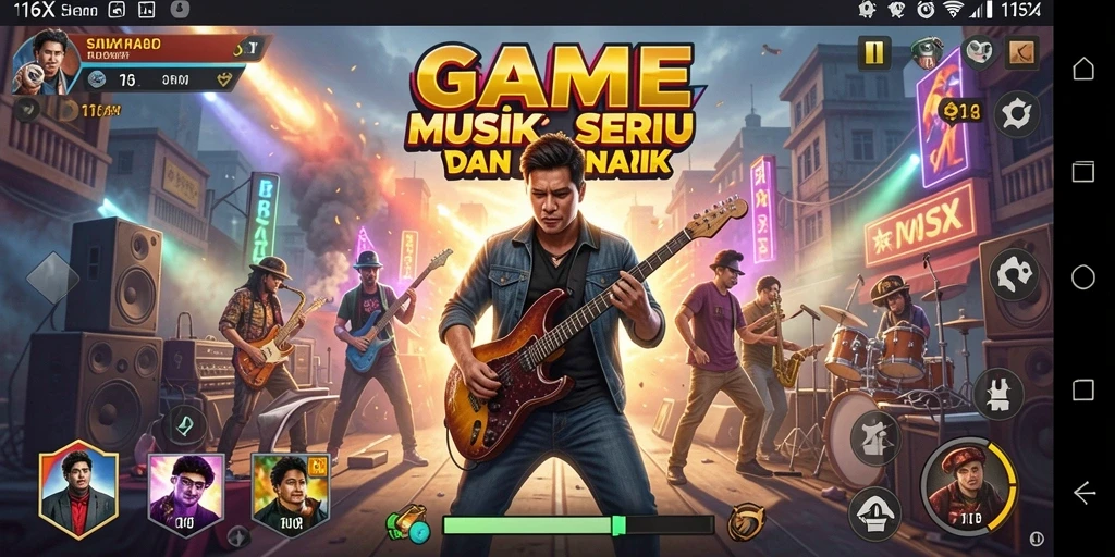 Tampilan gameplay 116X yang menarik dan interaktif.