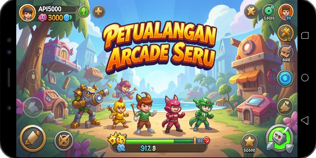 Tampilan gameplay menarik dari API5000 yang penuh aksi.