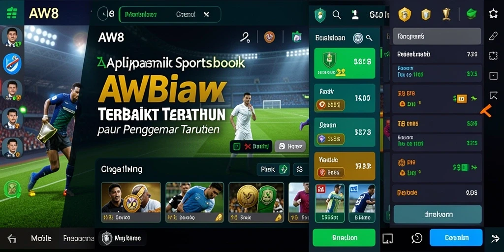 Tampilan menarik dari game Sportsbook AW8 dengan berbagai pilihan taruhan.