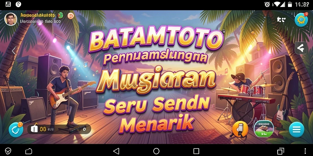 Tampilan menarik dari gameplay BATAMTOTO di layar ponsel.