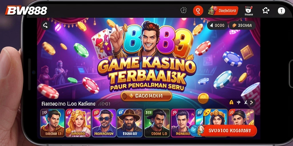 Tangkapan layar BW888 menampilkan gameplay seru dan interaktif di Kasino.