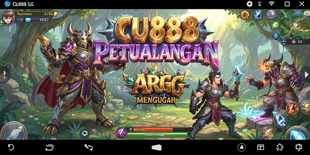Tampilan gameplay seru dari CU888 dengan aksi petualangan yang mendebarkan.