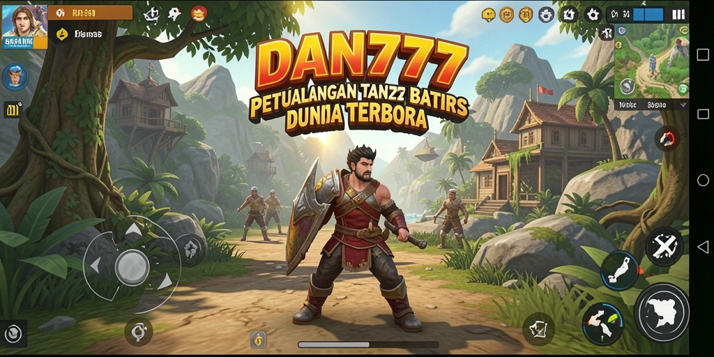 Screenshot utama DAN777 menampilkan gameplay Open World yang menakjubkan.