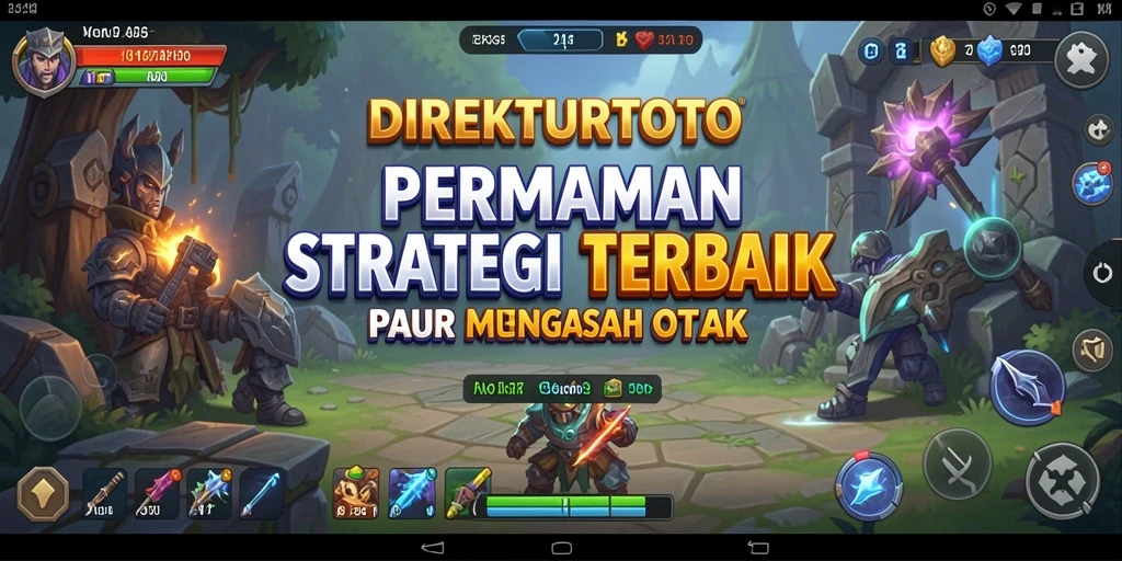 Screenshot utama dari DIREKTURTOTO menampilkan gameplay strategis yang mendebarkan.