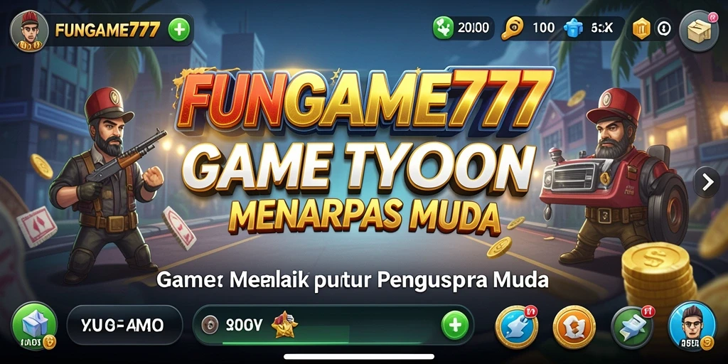 Tampilan gameplay FUNGAME777 yang mengesankan dan interaktif.