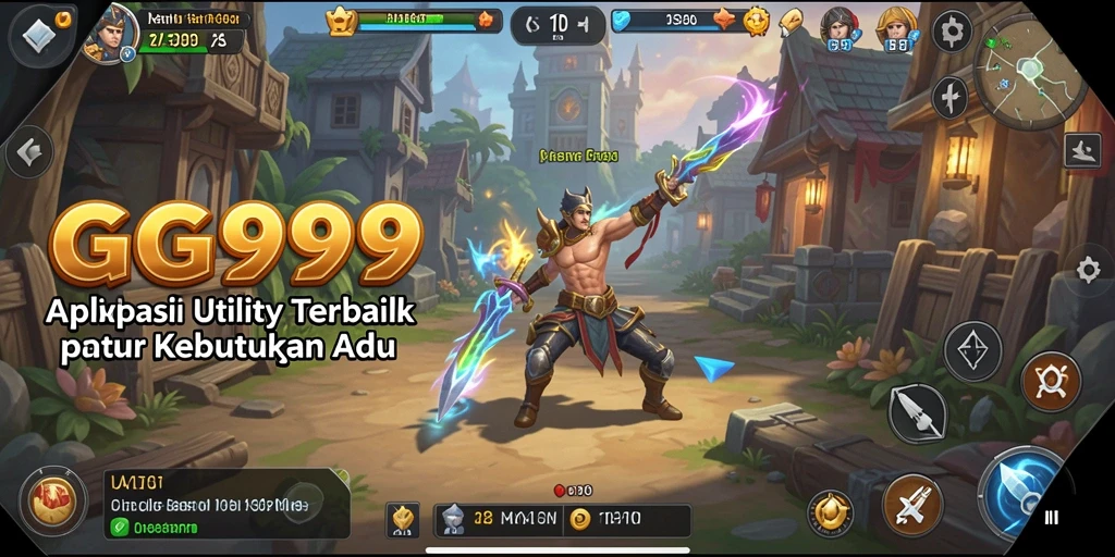 Screenshot utama GG999 menampilkan antarmuka yang intuitif dan fungsional.