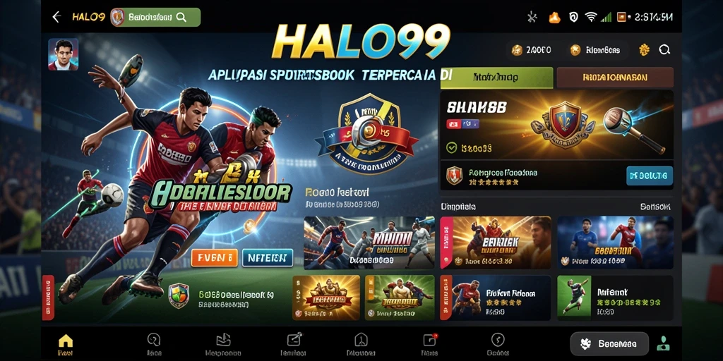 Screenshot HALO99 yang menampilkan pengalaman taruhan olahraga yang seru.