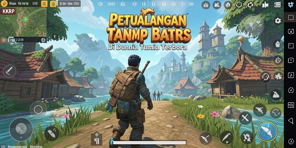 Tampilan gameplay <strong>KKRP</strong> yang menawan dalam dunia terbuka.