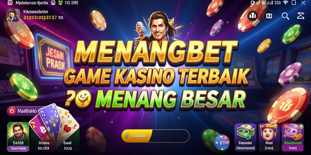 Tampilan gameplay menarik dari MENANGBET dalam suasana Kasino.