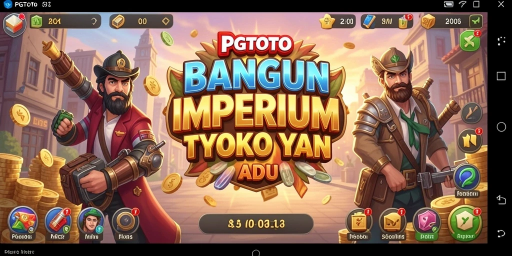 Screenshot gameplay <strong>PGTOTO</strong> menampilkan manajemen bisnis yang menarik.