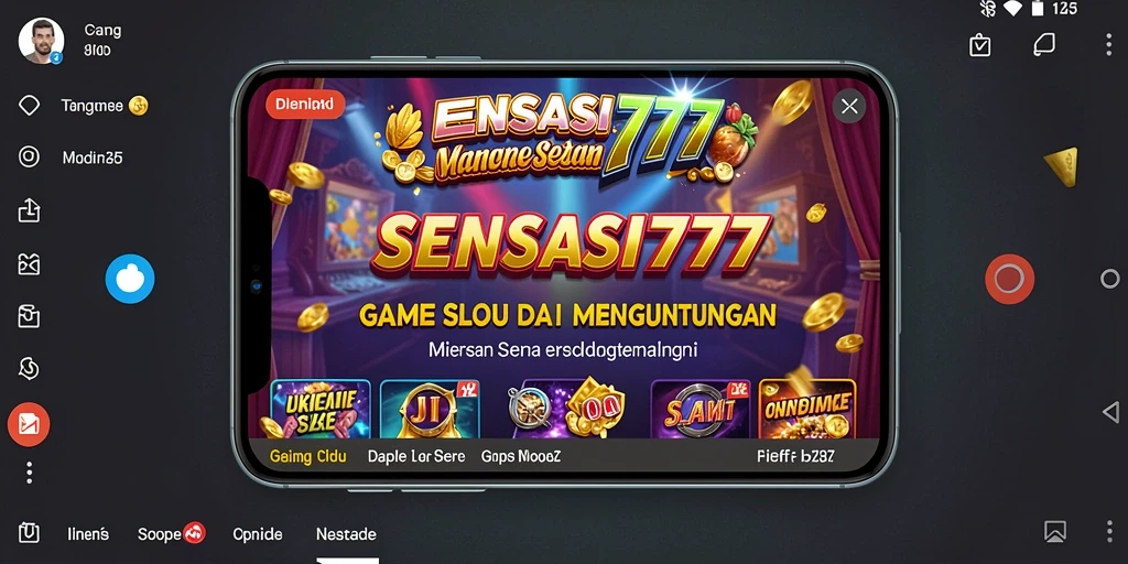 Tampilan gameplay SENSASI777 yang menarik dan penuh warna.