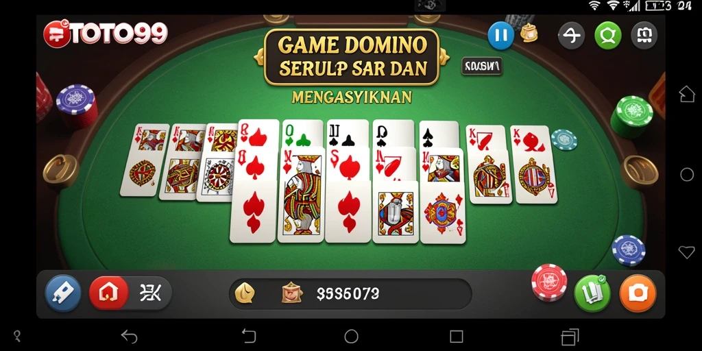 Gameplay domino seru dengan banyak pilihan strategi.
